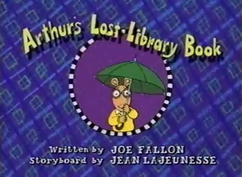 Arthur's Lost Library Book - Arthur Wiki