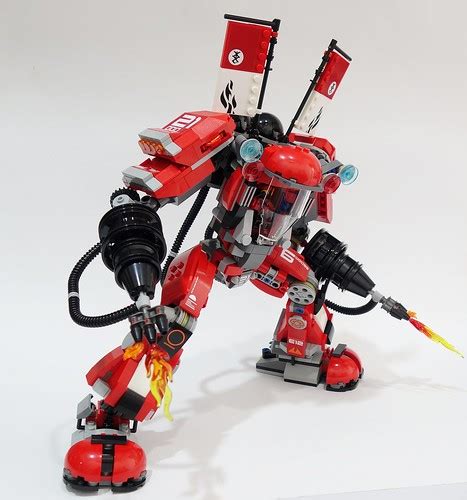 LEGO The Ninjago Movie Fire Mech Kai's Set Speed Build