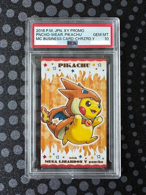 WTS PSA 10 2016 Japanese XY Promo Poncho Wearing Pikachu Business