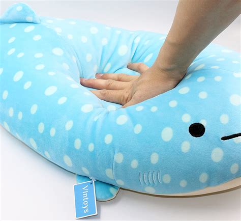 Soft Blue Whale Shark Plush - United States Of Kawaii