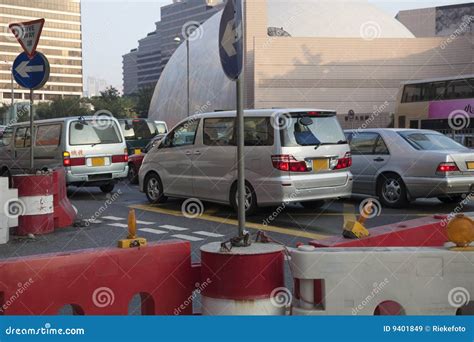 Busy Salisbury Road in Hong Kong Stock Image - Image of people, kowloon: 9401849