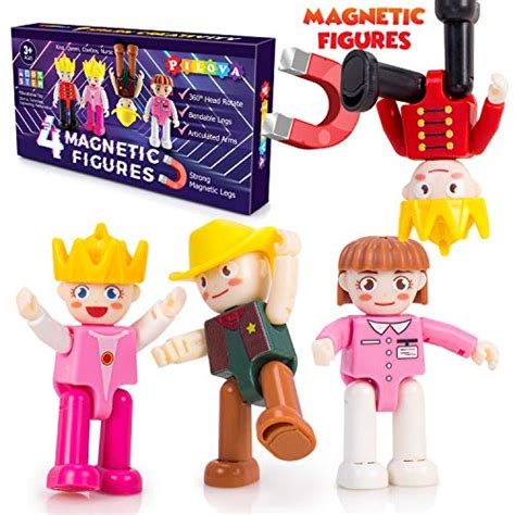 Pilova Magnetic Figures Set 4 Magnetic People With Extra Strong