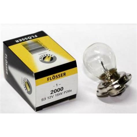 Лампа фары FLOSSER 2000 12V 15/15W купить в Одессе, доставка по Украине