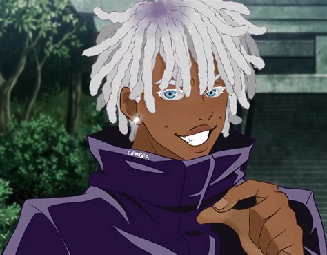 African Anime Character