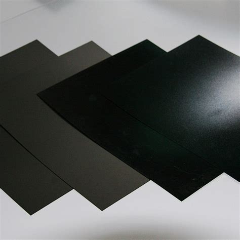 Black Matt And Glossy Pvc Rigid Sheet Manufacturer Hsqy Plastic