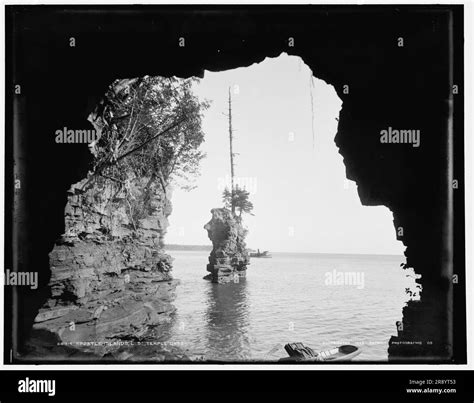 Apostle Islands Lake Superior Temple Gate C1898 Stock Photo Alamy