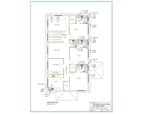 Plumbing Layout Plan .dwg-2 | Thousands of free CAD blocks