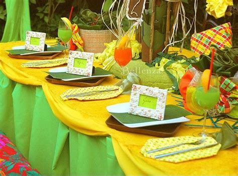 Pinterest Caribbean Party Caribbean Jamaican Inspired Beach Table