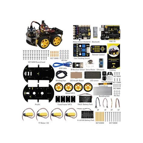 KEYESTUDIO 4WD BT robot car V2 0 kit KS0470 για Arduino