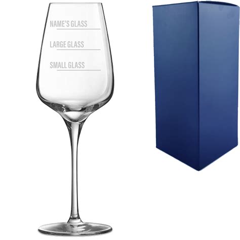 Personalised Engraved Sublym Wine Glass With Names Glass Bold