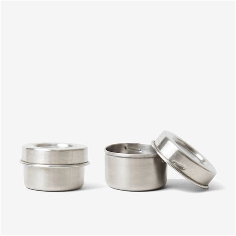 Onyx Airtight Stainless Steel Condiment Container Set Of Bespoke Post