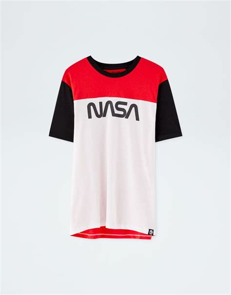 Nasa Slogan T Shirt Pullandbear