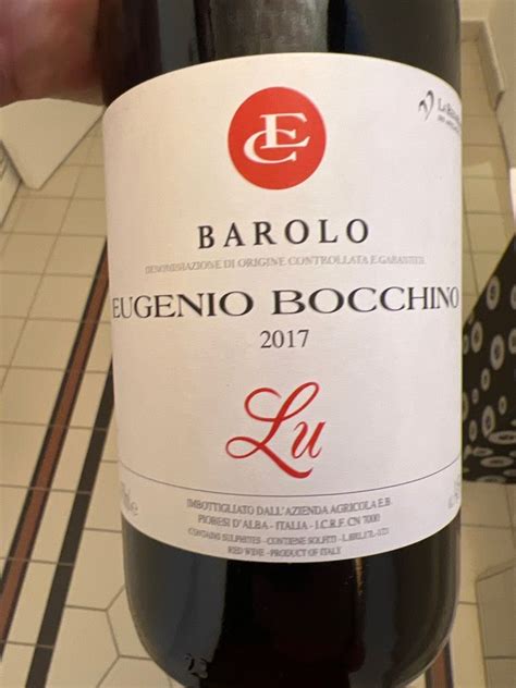 Eugenio Bocchino Barolo L Italy Piedmont Langhe Barolo