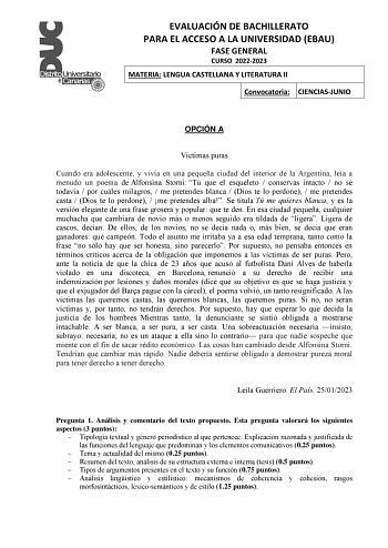 Examen De Historia Del Arte De Canarias Ebau De Descargar