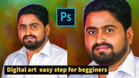 Digital Art Easy Step For Beginners Youtube