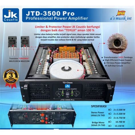 Jual Power Jk Coustic Jtd Pro Shopee Indonesia