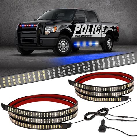 Amazon Hlauto Hl Pcs Inch Emergency Strobe Light Strips