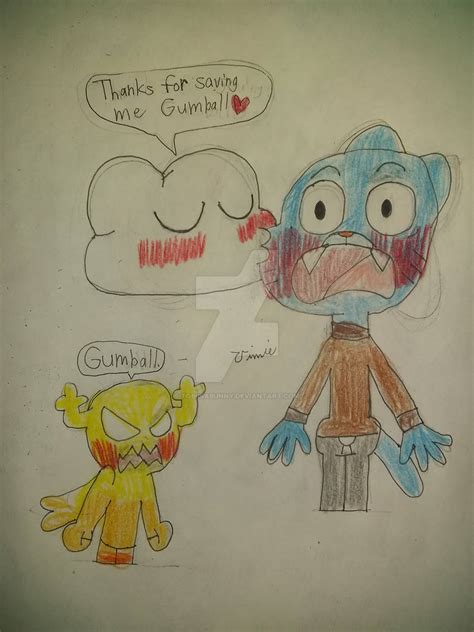 Traditional Style Masami Kissing Gumball by TobiIsABunny on DeviantArt