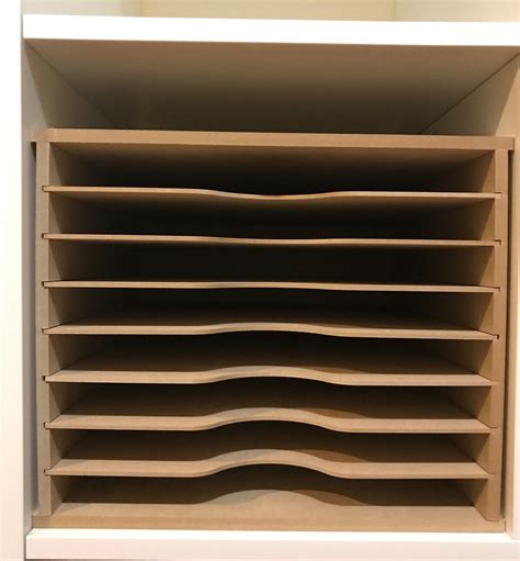 Scrapbooking 12x12 Paper Storage Rack Unit