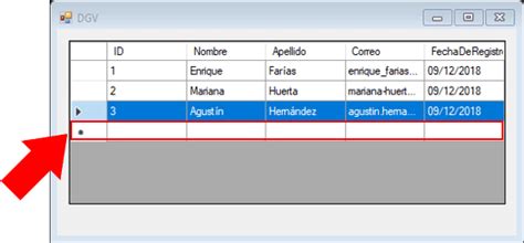 C Mo Saber Qu Fila Est Seleccionada En Un Datagridview