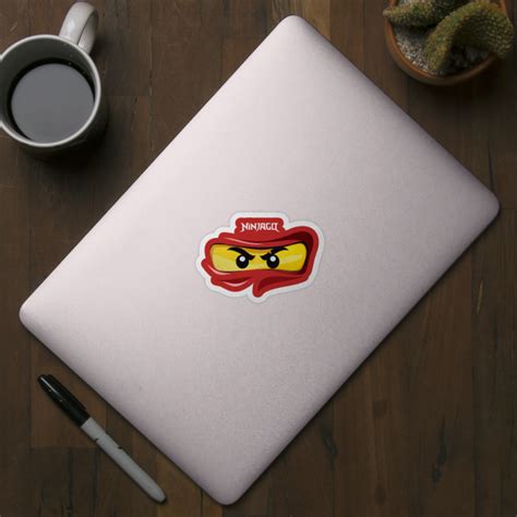 Ninjago Eyes Red Ninja Fanart Fanmade Ninjago Sticker Teepublic