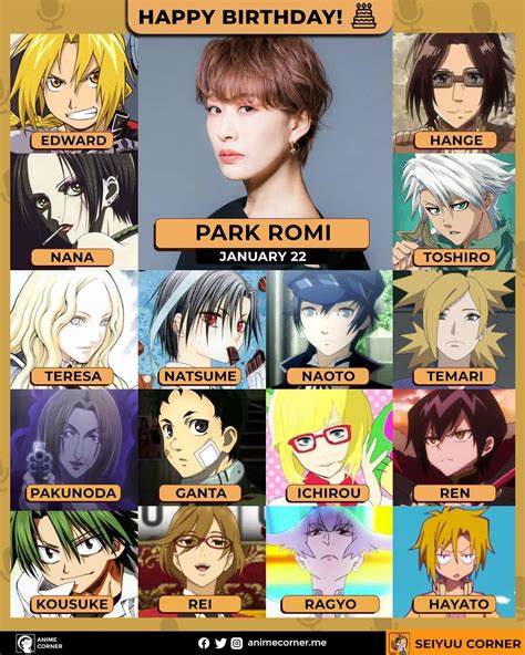 Happy Birthday to Naoto's Japanese Voice Actress: Romi Park : r/PERSoNA