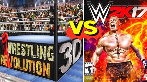 Wwe Wrestling Revolution 3d Finishers Vs Wwe Wwe 2k17 Finishers