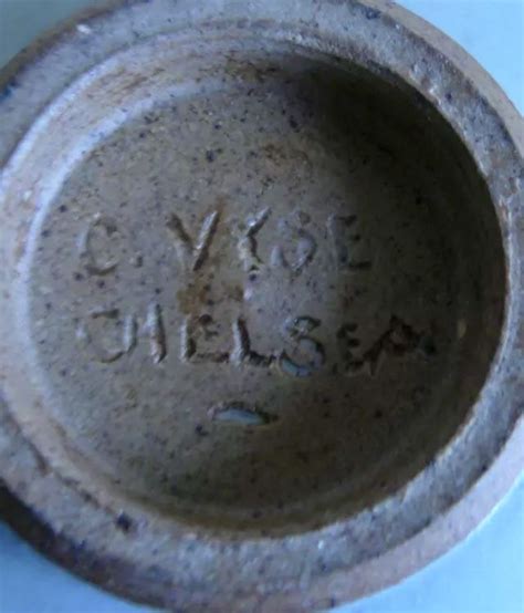 Charles Vyse Chelsea Signed Garden Pot Tray Garden Pots Pottery