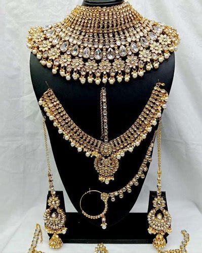 Eastern Bridal Jewellery Set With Full Attachments Alloccasionjewellers