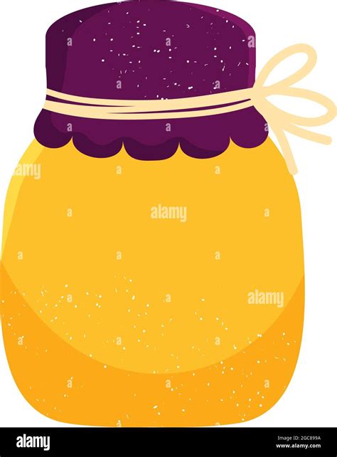 Honey Jar Icon On White Background Stock Vector Image And Art Alamy