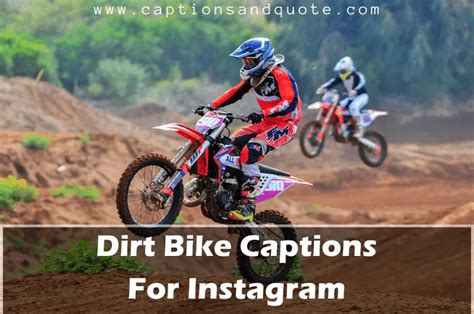 Best Dirt Bike Captions Quotes For Instagram In