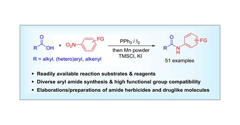 Direct Amidation Of Carboxylic Acids With Nitroarenes The Journal Of