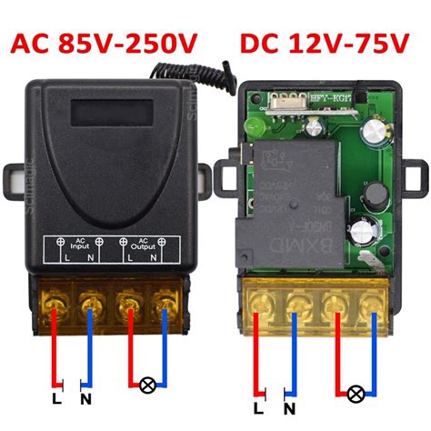 Commutateur De T L Commande Sans Fil Mhz Ac V Ch A Rf