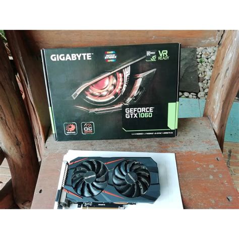 Gigabyte Geforce Gtx 1060 Windforce Oc 3g มือสองสภาพดี มีประกัน Shopee Thailand