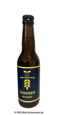 Davoser Blonde Bier Universum