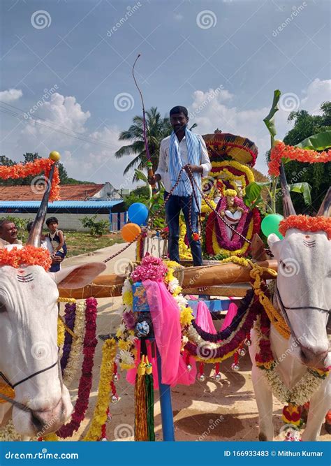 Festival Celebration in Village of India Editorial Stock Photo - Image of male, festival: 166933483