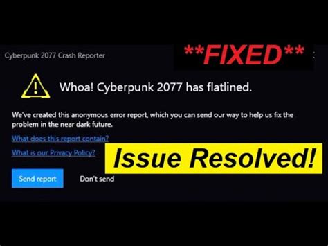 Whoa Cyberpunk 2077 Has Flatlined Solution To Fix The Issue On Steam