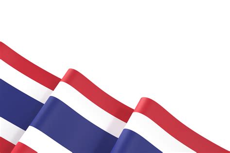 Thailand Flag Design National Independence Day Banner Element