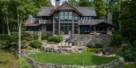 Rustic Retreat With A Helicopter Landing Site In North Carolinas Blue