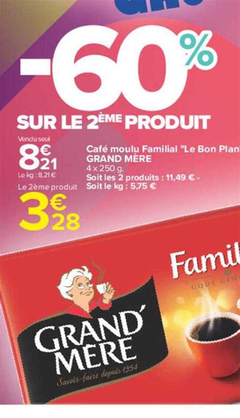 Promo Caf Moulu Familial Le Bon Plan Grand M Re Chez Carrefour Drive