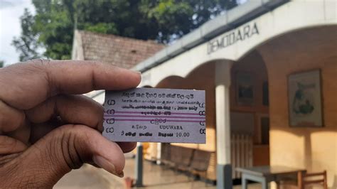 Train Ticket, Sri Lankan Railways : r/TrainPorn