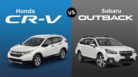 2019 Honda CRV Vs 2019 Subaru Outback Comparison YouTube