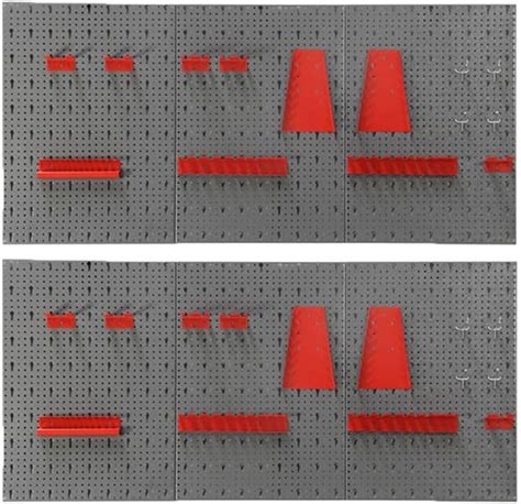 Kreher XL Werkzeuglochwand Werkzeugwand Aus Metall Mit Hakensortiment
