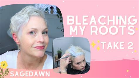 Bleaching My Roots Take 2 Youtube