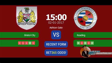 Bristol City Vs Reading PREDICTION By 007Soccerpicks YouTube