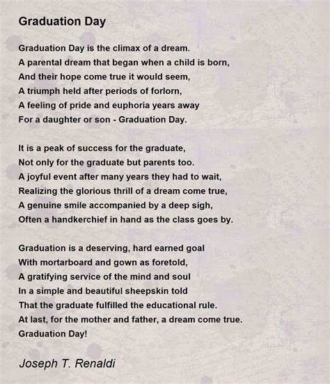 Graduation Day Essay – Telegraph