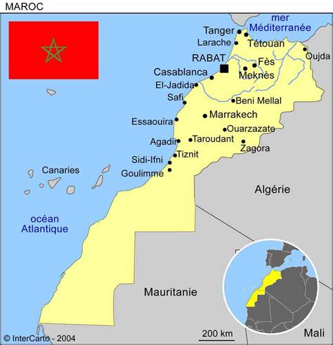 Carte Du Maroc Images ≡ Voyage Carte Plan