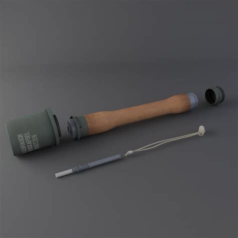 3d Max Stick Grenade M24 Stielhandgranate