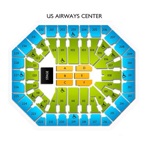 Footprint Arena Seating Chart