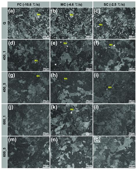 Optical Micrographs Of Microstructure Etched By Klemms I To